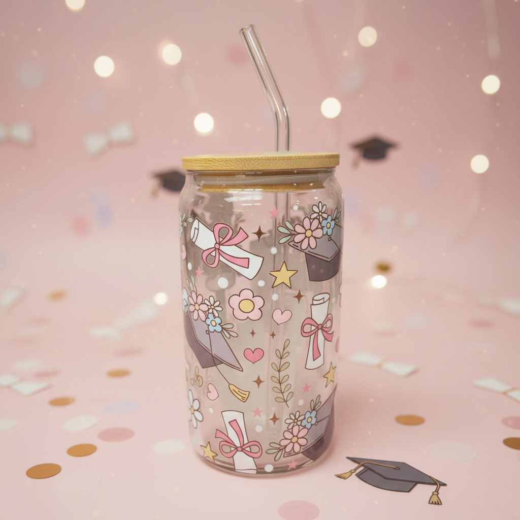 16 oz Graduation Tumbler Square