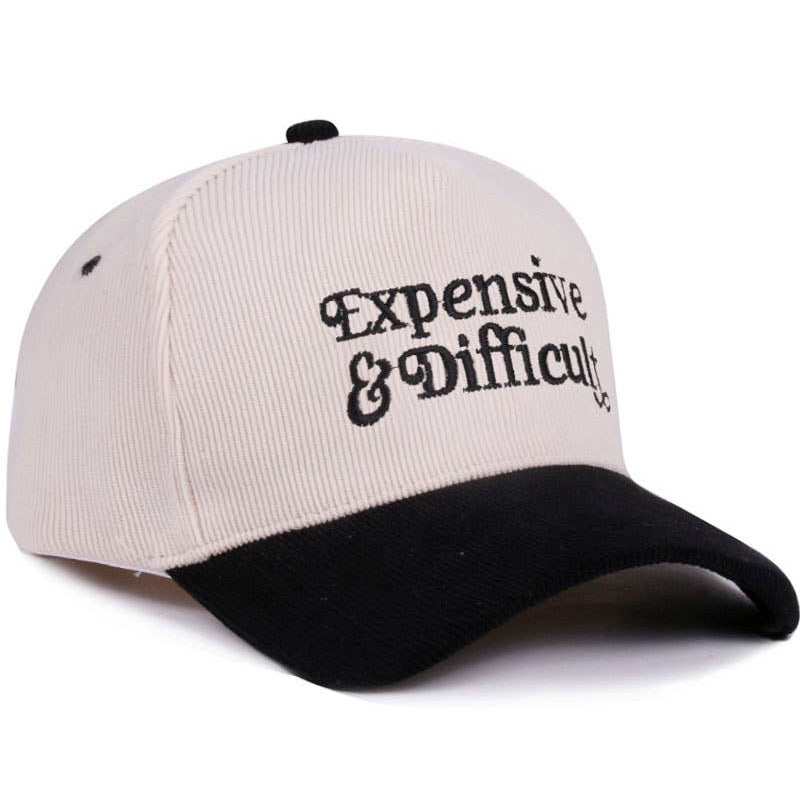 Expensive & Difficult Two Tone Corduroy Cap