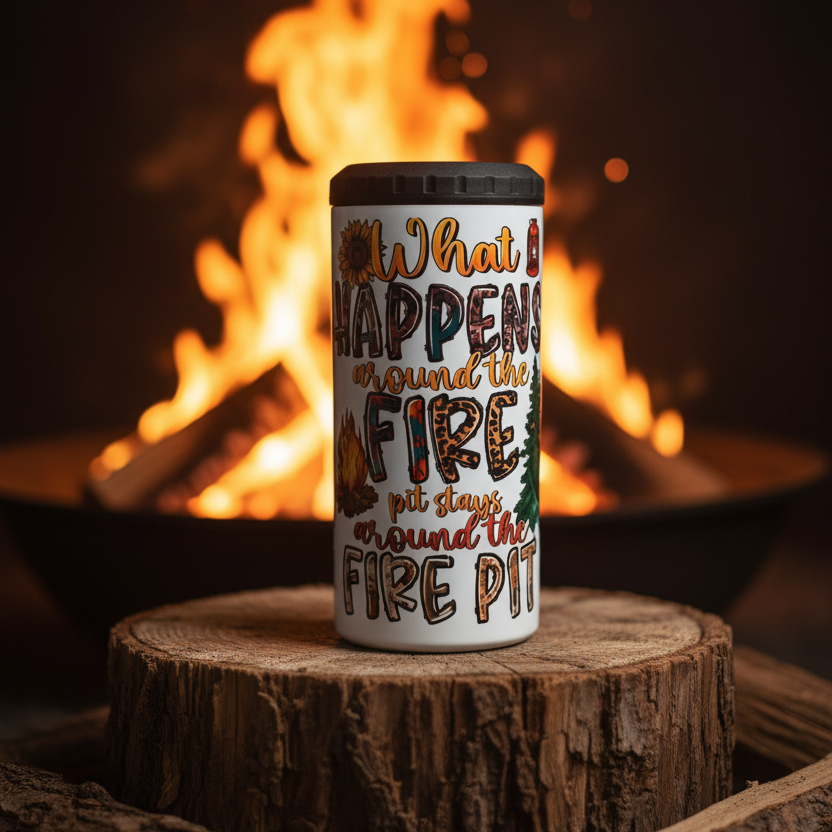 4-in-1 Can Cooler - Fire Pit Setting