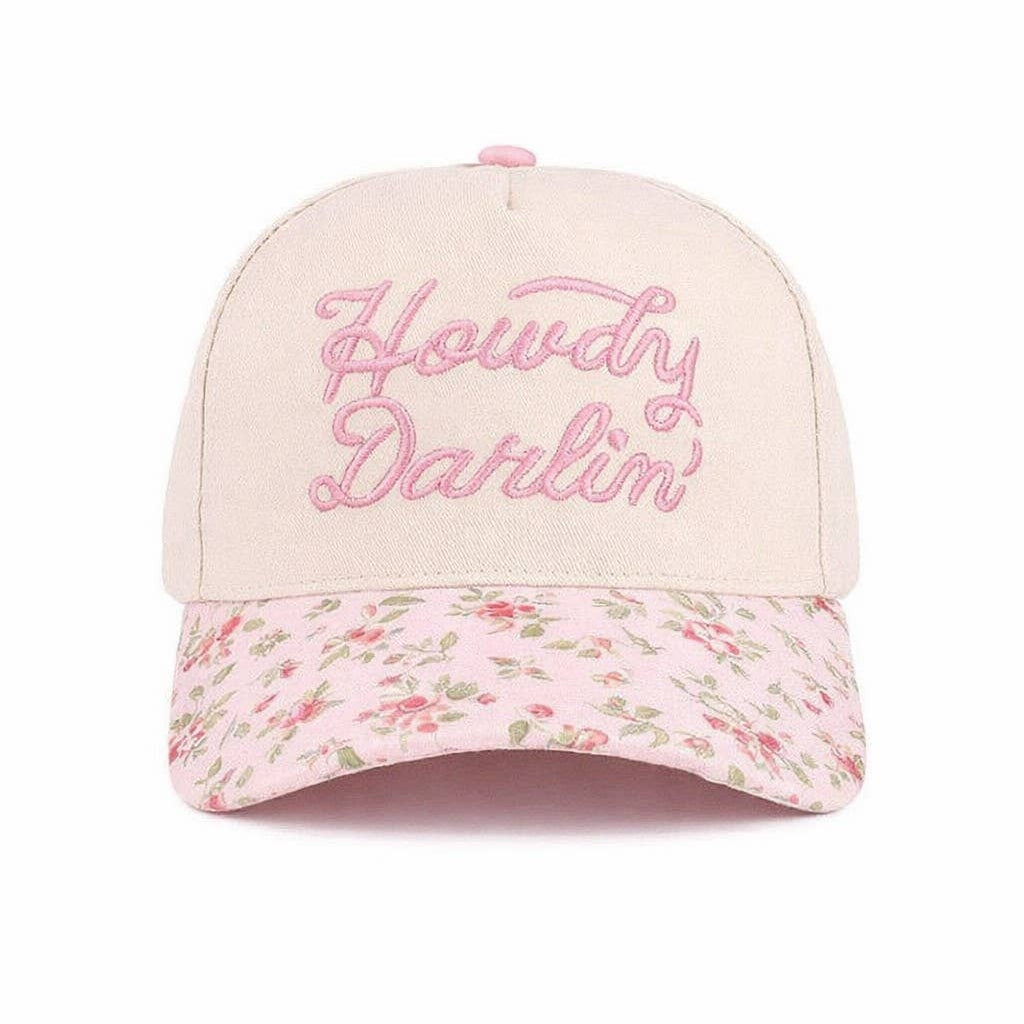 Howdy Darlin' Two Tone Canvas Cotton Cap