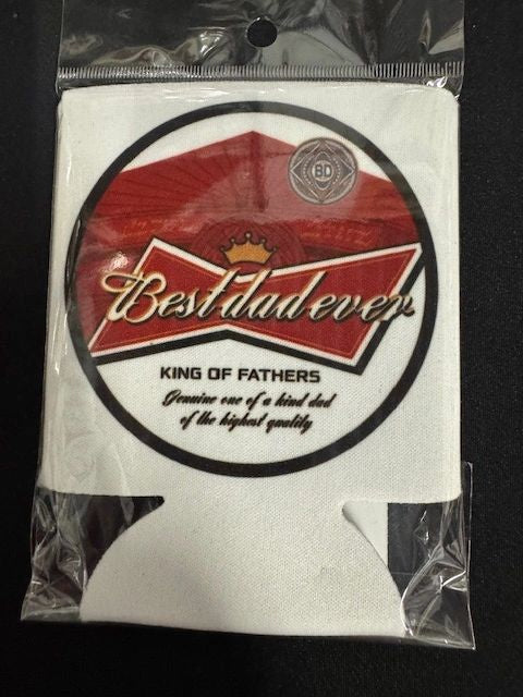 BestDadEver Mock Beer Can Koozie