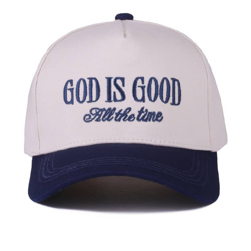 God Is Good All The Time Two Tone Cap