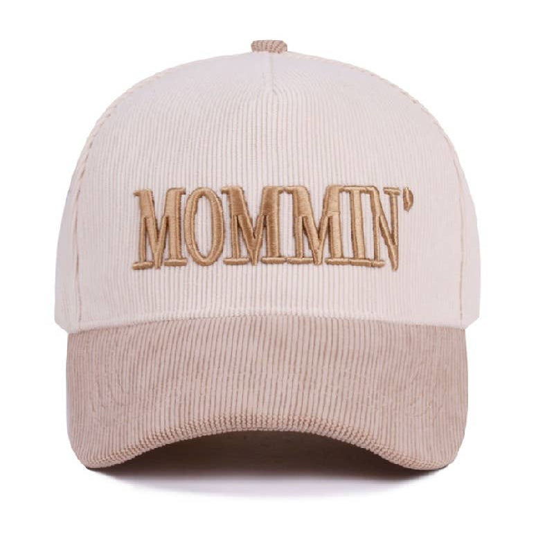 Mommin' Two Tone Corduroy Cap