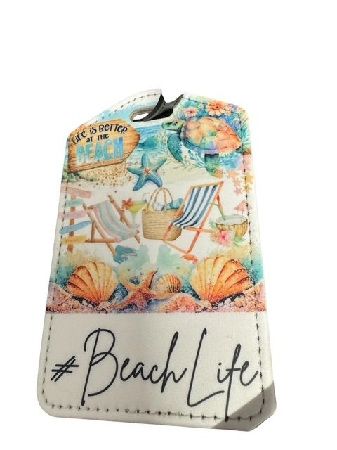 Luggage Tag #Beach Life