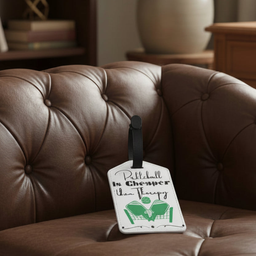 Luggage Tag Pickleball Cheaper Than Therapy