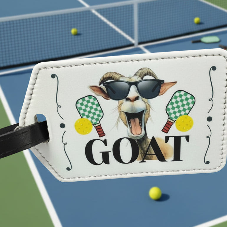 Luggage Tag Pickleball GOAT