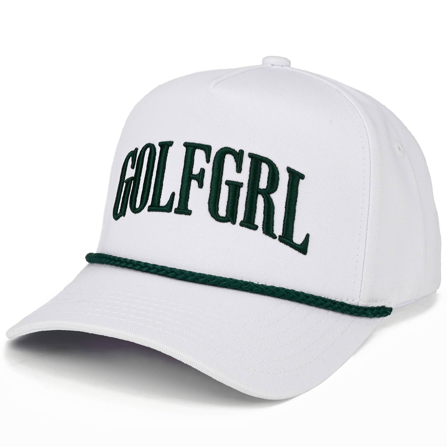 Hat GOLFGRL Embroidered on Two Tone Trucker Hat CC Brand