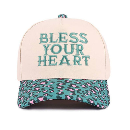 Bless Your Heart Two Tone Canvas Cotton Cap