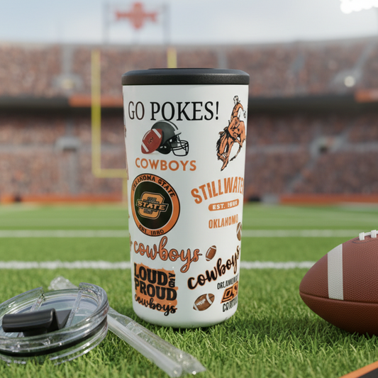 4-in-1 Can Cooler, Cowboy Collage – Football Lifestyle