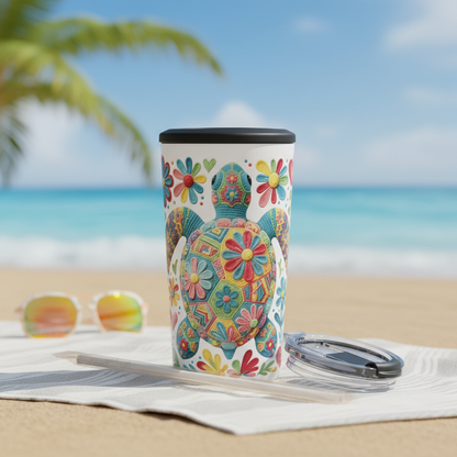 4-in-1 Can Cooler Floral Turtle Beach Life