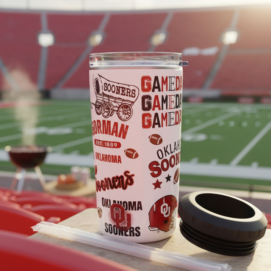 4-in-1 Can Cooler, Sooner Collage – Football Lifestyle