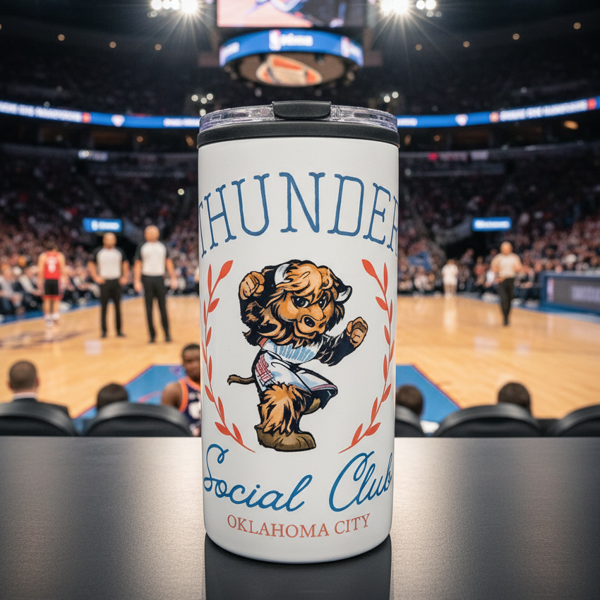 4-in-1 Can Cooler, Thunder Social Club – NBA Arena