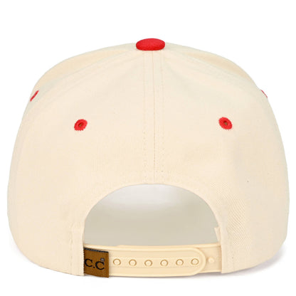 C.C Daisy Flower Pattern USA Flag Trucker Cap
