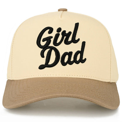Hat GIRL DAD Embroidered on Two Tone Trucker Hat CC brand