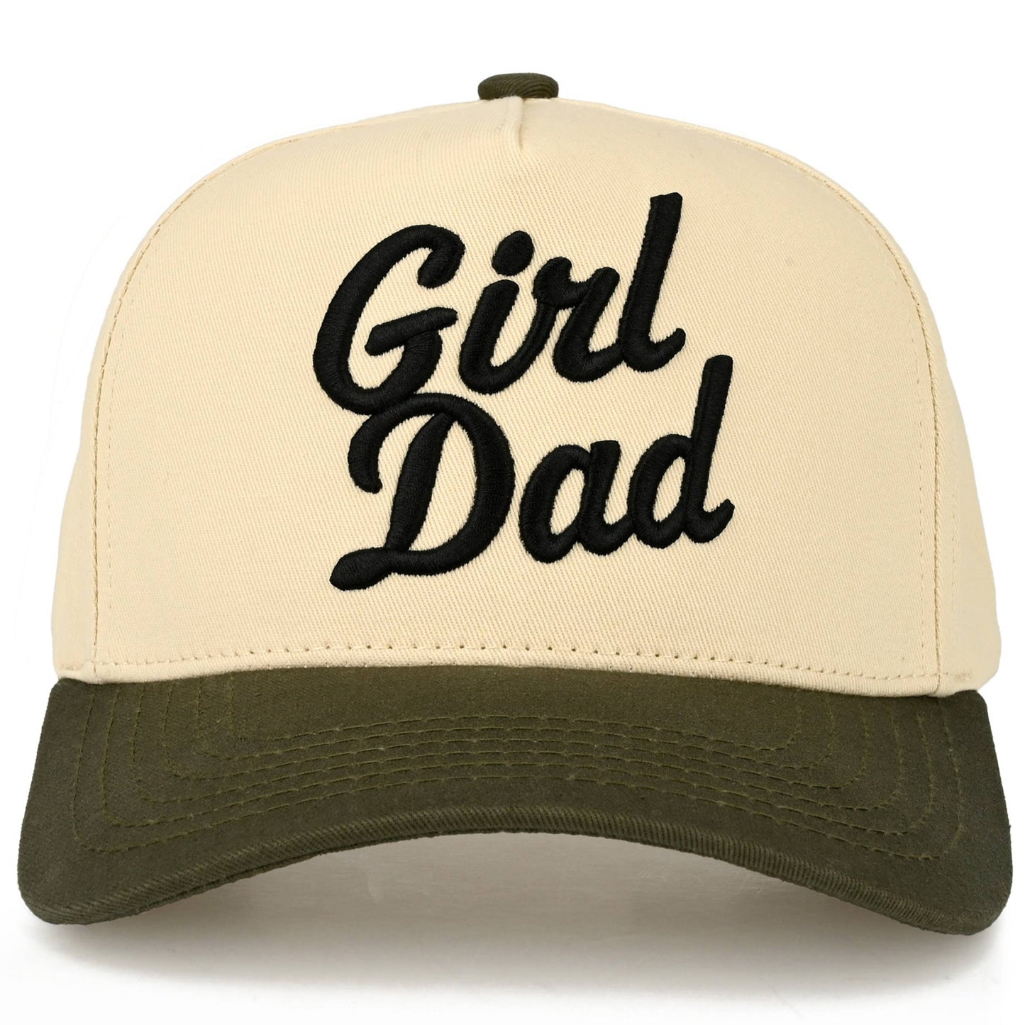 Hat GIRL DAD Embroidered on Two Tone Trucker Hat CC brand