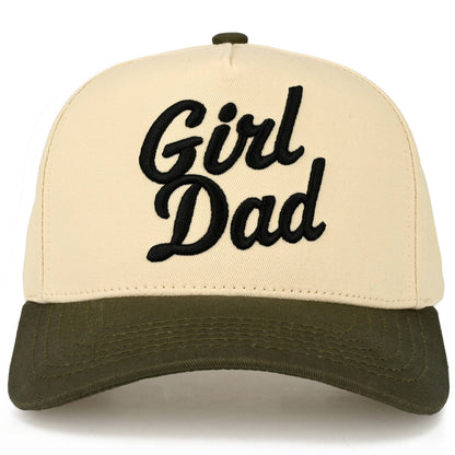 Hat GIRL DAD Embroidered on Two Tone Trucker Hat CC brand