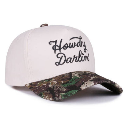 Howdy Darlin' Two Tone Canvas Cotton Cap