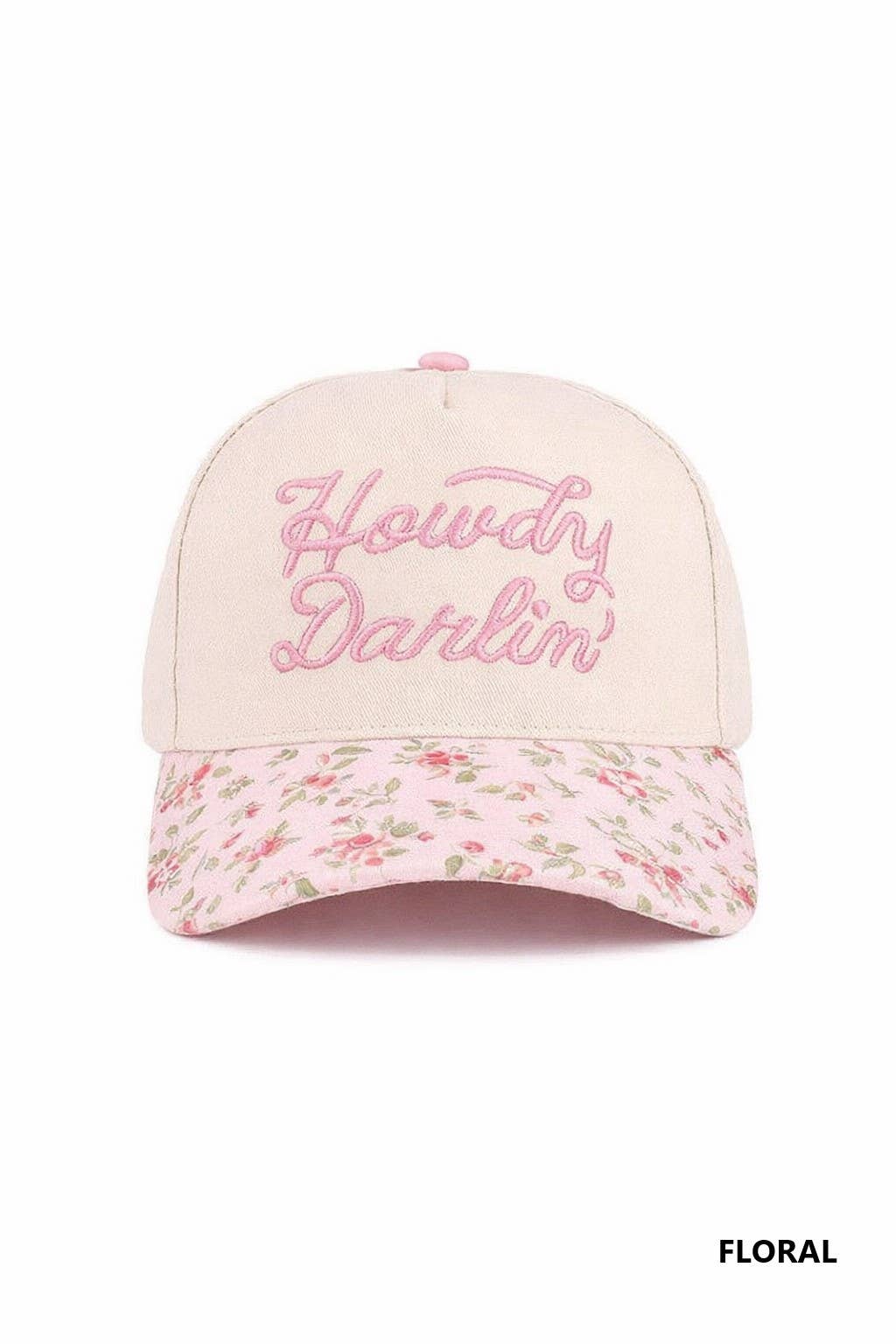 Howdy Darlin' Two Tone Canvas Cotton Cap