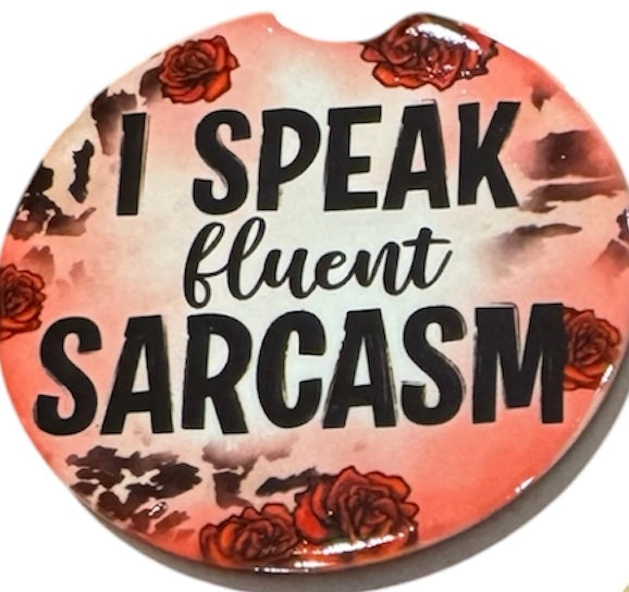 Car Coaster ceramic Sarcasm Collection, 5 options