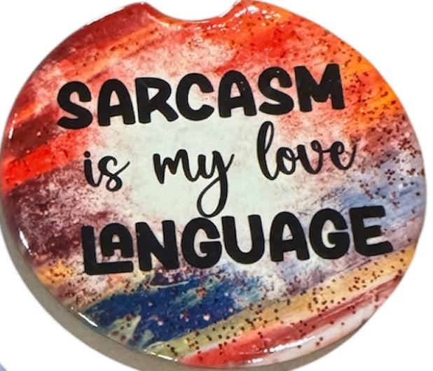 Car Coaster ceramic Sarcasm Collection, 5 options