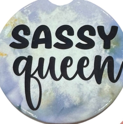 Car Coaster ceramic Sarcasm Collection, 5 options