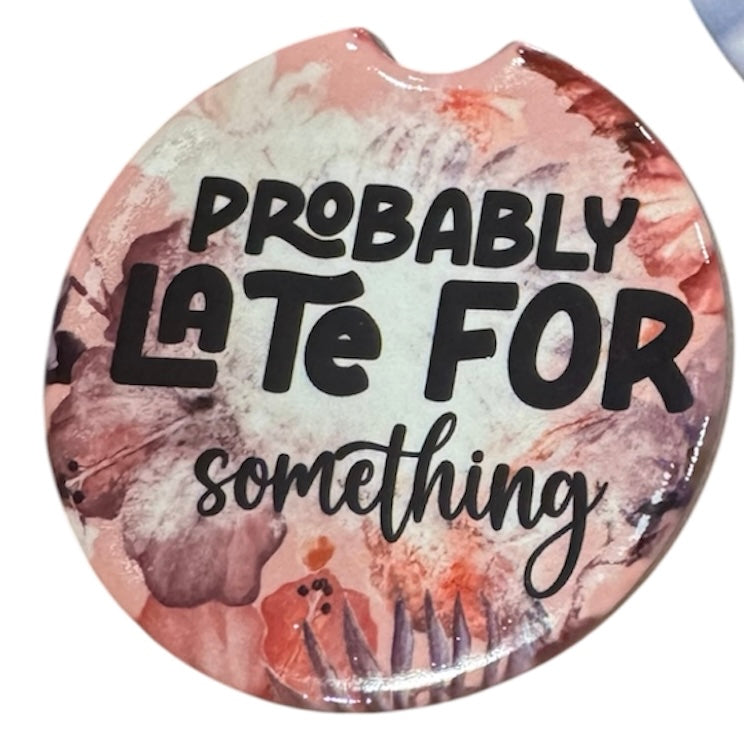 Car Coaster ceramic Sarcasm Collection, 5 options
