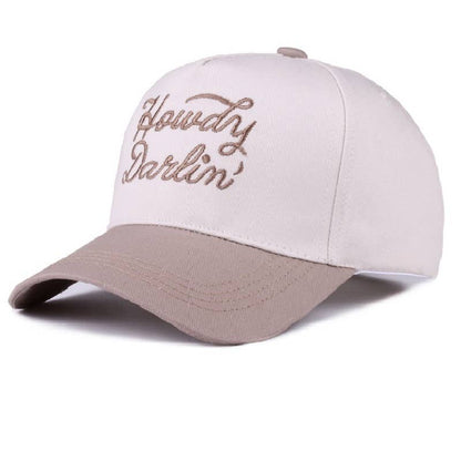Howdy Darlin' Two Tone Canvas Cotton Cap