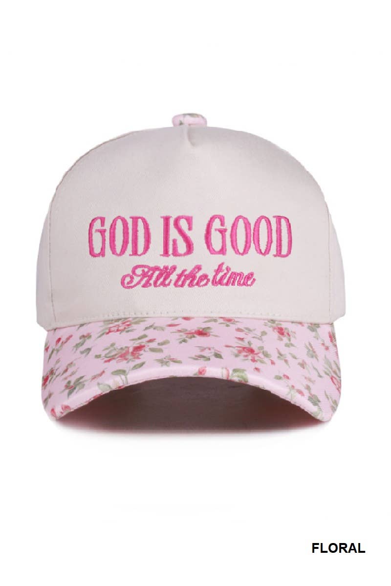 God Is Good All The Time Two Tone Cap