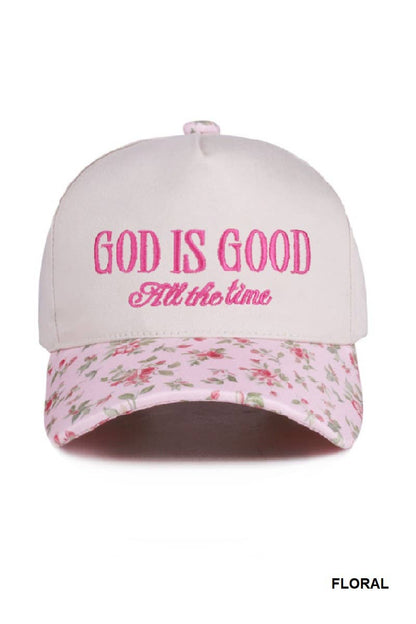 God Is Good All The Time Two Tone Cap