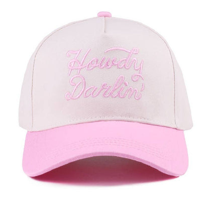 Howdy Darlin' Two Tone Canvas Cotton Cap