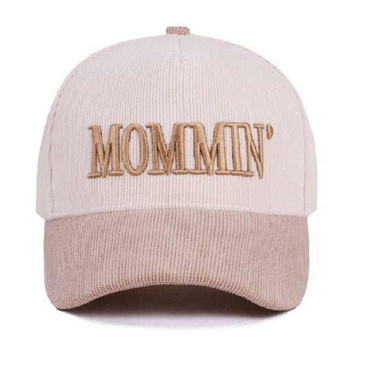 Mommin' Two Tone Corduroy Cap