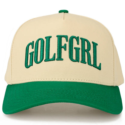 Hat GOLFGRL Embroidered on Two Tone Trucker Hat CC Brand