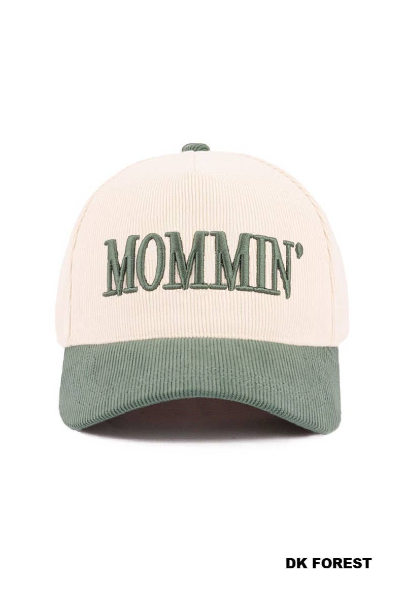 Mommin' Two Tone Corduroy Cap