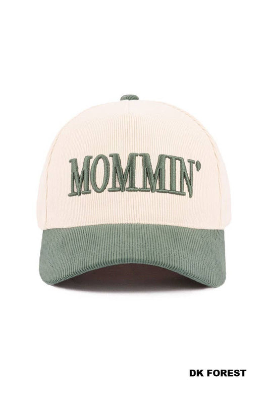 Mommin' Two Tone Corduroy Cap