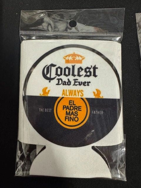 Coolest Dad Ever Mock Beer Can Koozie