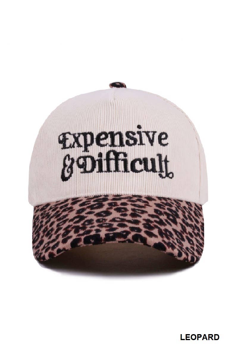 Expensive & Difficult Two Tone Corduroy Cap