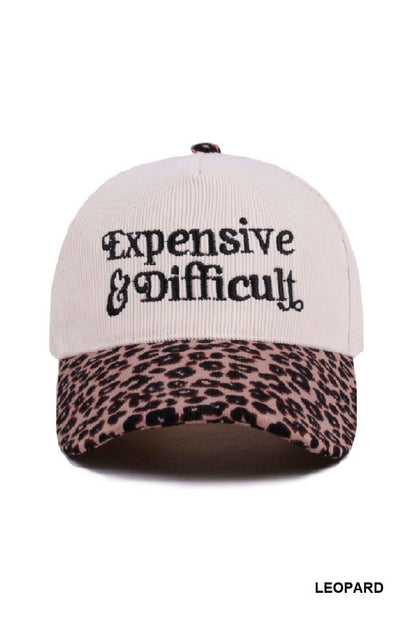Expensive & Difficult Two Tone Corduroy Cap