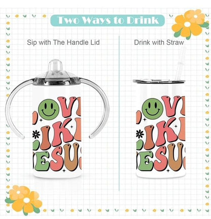 Daddy's Golfing Buddy 12 oz. Stainless Steel Sippy Cup/Toddler Cup set