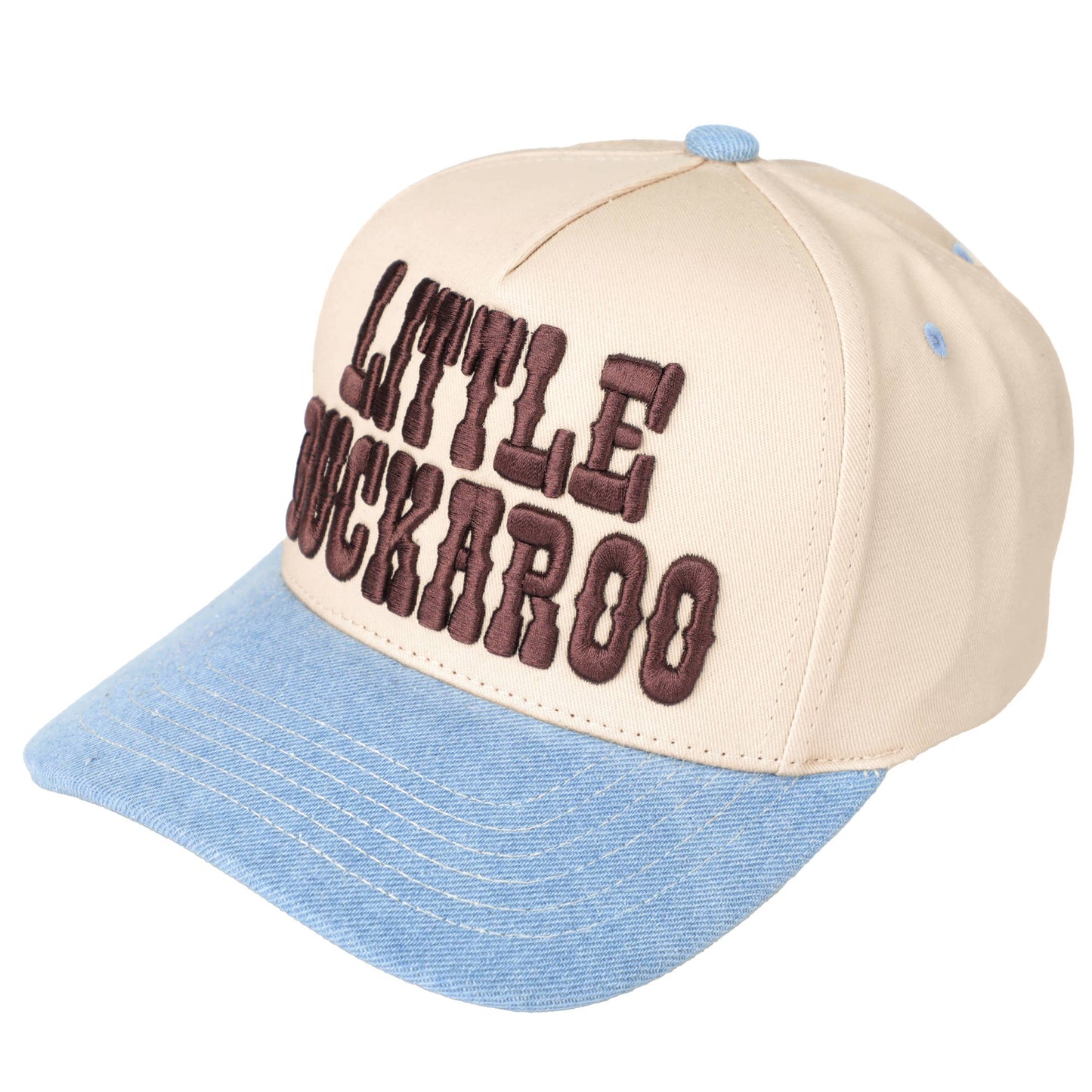 Hat KIDS size LITTLE BUCKAROO Embroidered CC Brand Snapback Cap