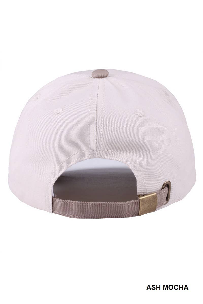 Mama Two Tone Canvas Cotton Cap
