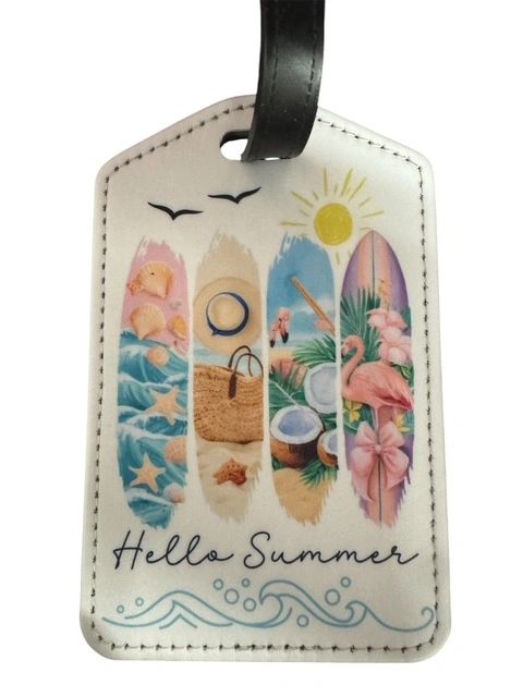 Luggage Tag Hello Summer Surfboards