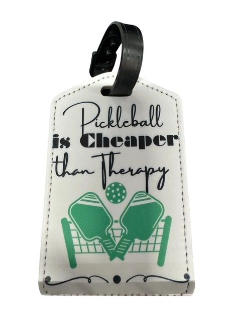 Luggage Tag Pickleball Cheaper Than Therapy