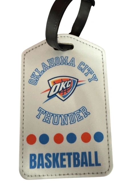 Luggage Tag Thunder Basketball